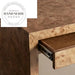 Premium Solid Wood Burl Rectangle Executive Home Office Study Desk