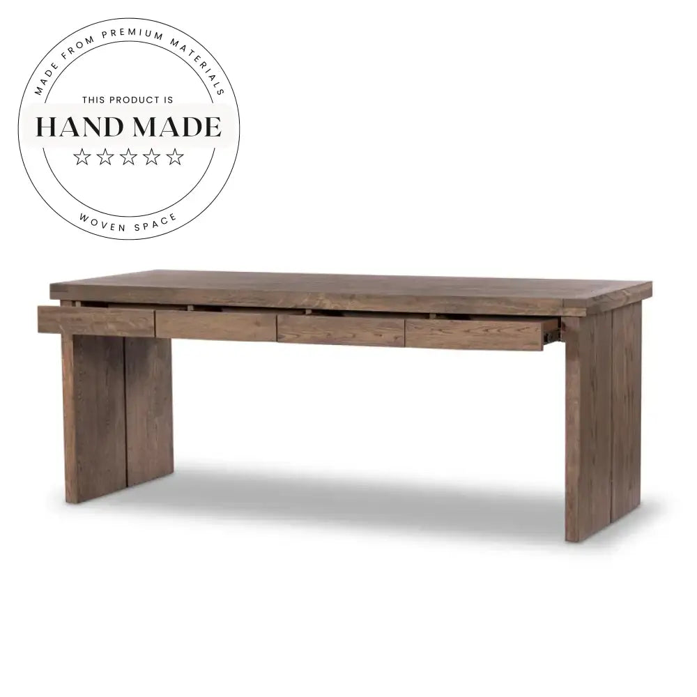 Premium Solid Wood Contemporary Antique Secretary Office Writing Desk