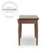 Premium Solid Wood Modern Executive Writing Brown Computer Office Desk