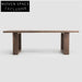 Premium South American Walnut Live Edge Slab Dining Table for Modern Homes