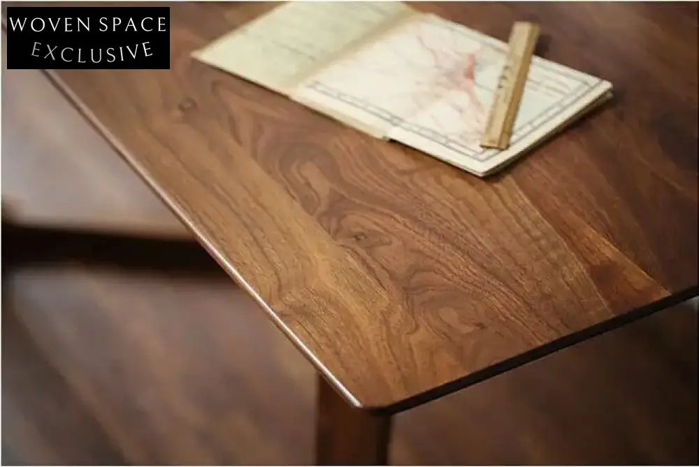 Premium South American Walnut Live Edge Slab Dining Table for Modern Homes