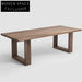Premium South American Walnut Live Edge Slab Dining Table for Modern Homes