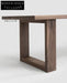 Premium South American Walnut Live Edge Slab Dining Table for Modern Homes