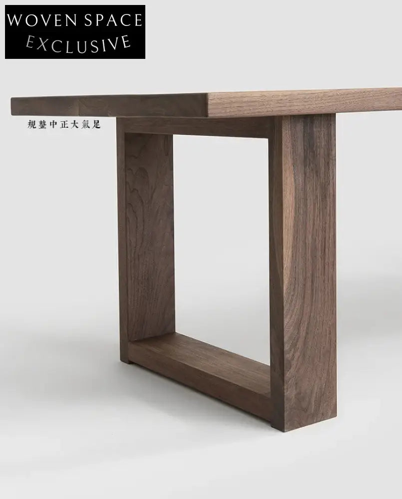 Premium South American Walnut Live Edge Slab Dining Table for Modern Homes