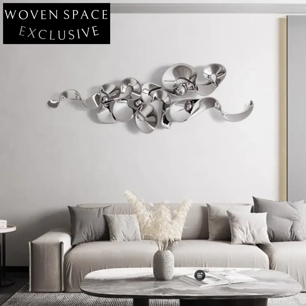 Premium Stainless Steel Abstract Wall Décor Art for Contemporary Living