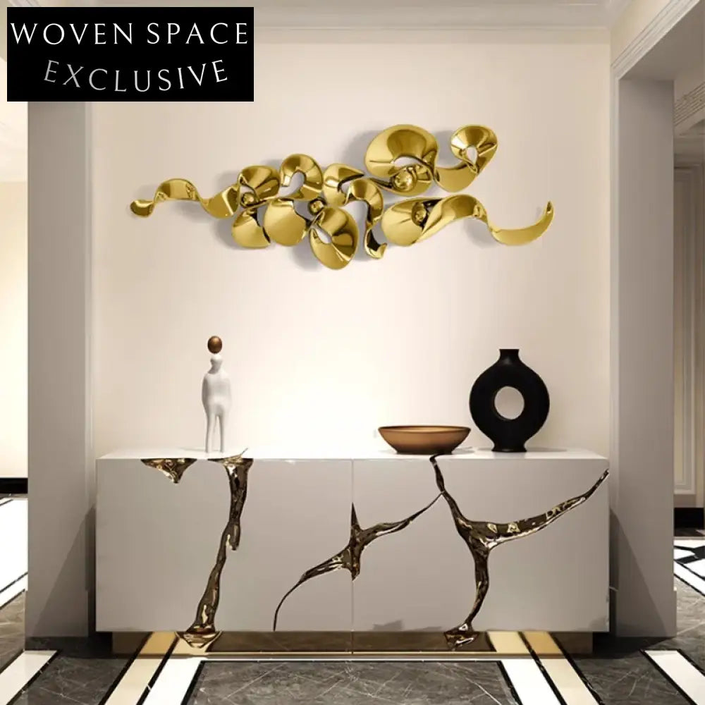 Premium Stainless Steel Abstract Wall Décor Art for Contemporary Living