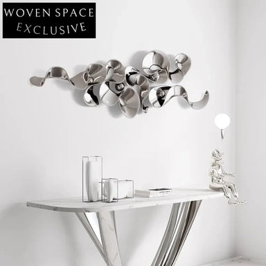 Premium Stainless Steel Abstract Wall Décor Art for Contemporary Living