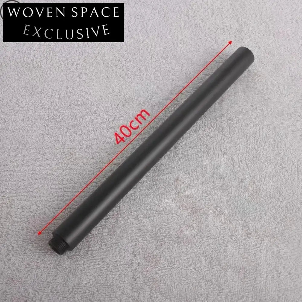 Premium Stainless Steel Shower Faucet Extension Tube - Adjustable Length & Finishes