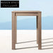 Premium Teak Wood Outdoor Bar Set: Stylish High Chairs and Table