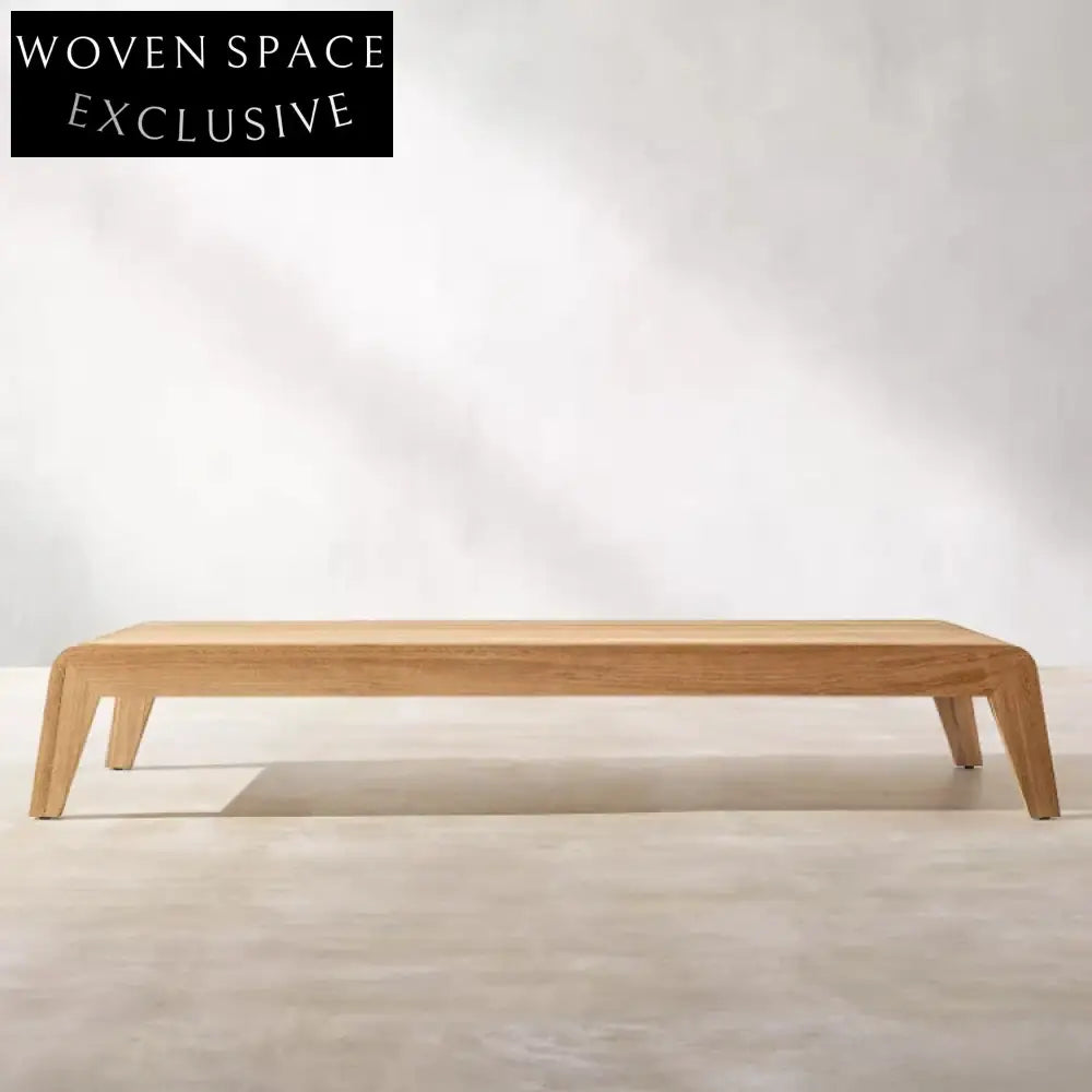 Premium Teak Wood Outdoor Coffee Table for Patio, Garden & Restaurant