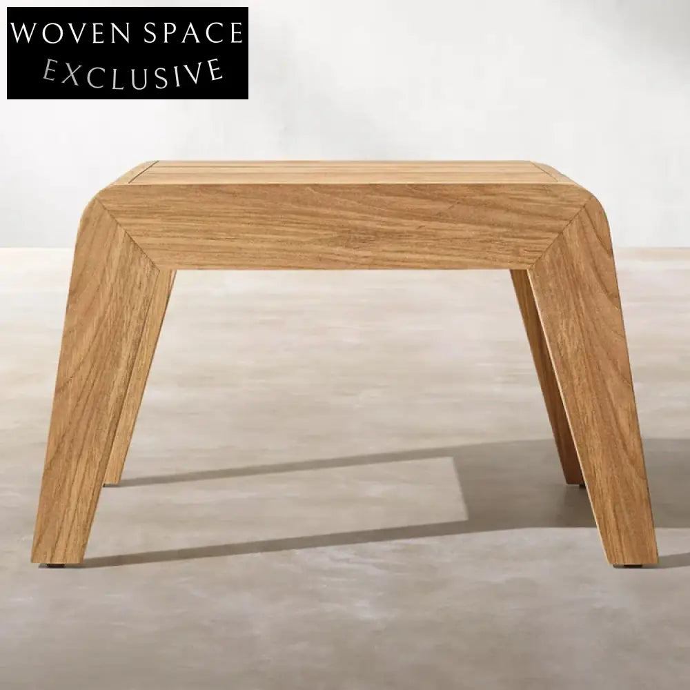 Premium Teak Wood Outdoor Coffee Table for Patio, Garden & Restaurant