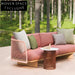 Premium Teak Wood Outdoor Modular Sofa Set with All-Weather Cushions