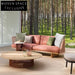 Premium Teak Wood Outdoor Modular Sofa Set with All-Weather Cushions
