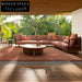Premium Teak Wood Outdoor Modular Sofa Set with All-Weather Cushions