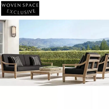 Premium Teak Wood Outdoor Patio Garden Accent End Table