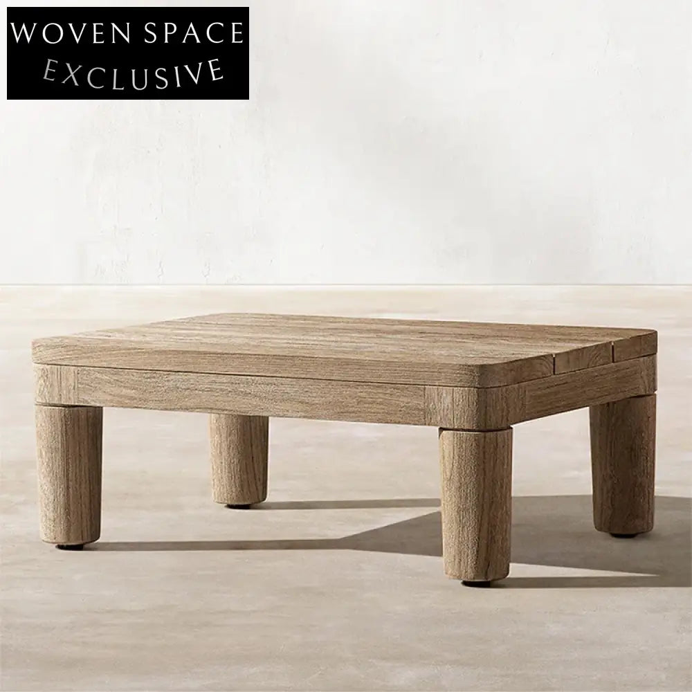 Premium Teak Wood Outdoor Patio Garden Accent End Table