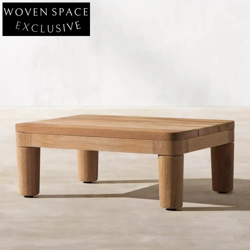 Premium Teak Wood Outdoor Patio Garden Accent End Table