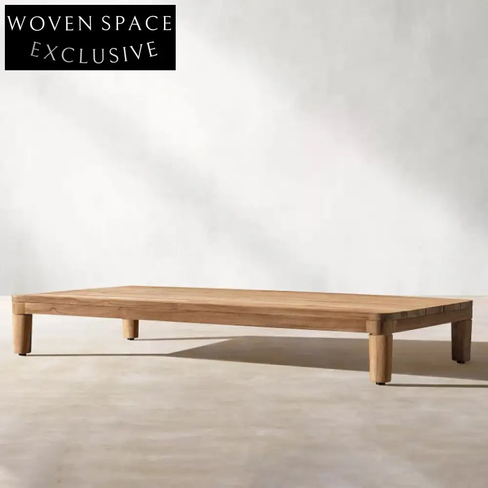 Premium Teak Wood Outdoor Patio Garden Accent End Table