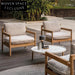 Premium Teak Wood Outdoor Sofa Set for Modern Garden Living