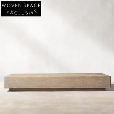 Premium Teak Wood Outdoor Square Coffee Table for Patio & Garden Spaces