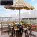 Premium Tropical Simulation Straw Beach Patio Outdoor Shade Umbrella