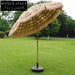 Premium Tropical Simulation Straw Beach Patio Outdoor Shade Umbrella