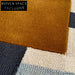 Premium Wool French Vintage Check Pattern Living Room Area Rug