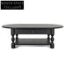 Primrose 1.4m Oval Coffee Table - Black Coffee Table