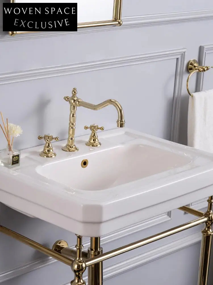 Prudenzia Norse Light Luxury Copper Basin Set