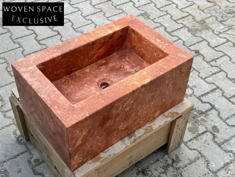 Prunelle Travertine Marble Wash Basin