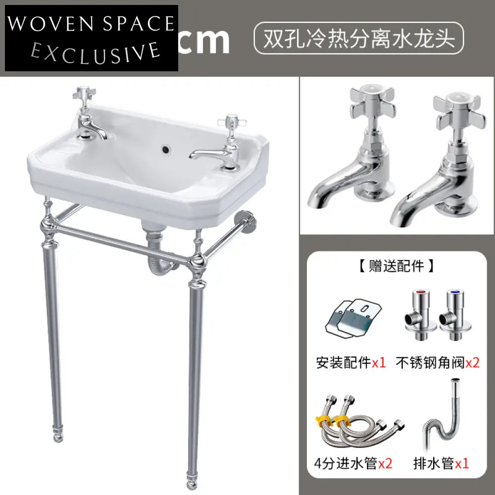 Qué Wall-Mounted Classical Ceramic Basin
