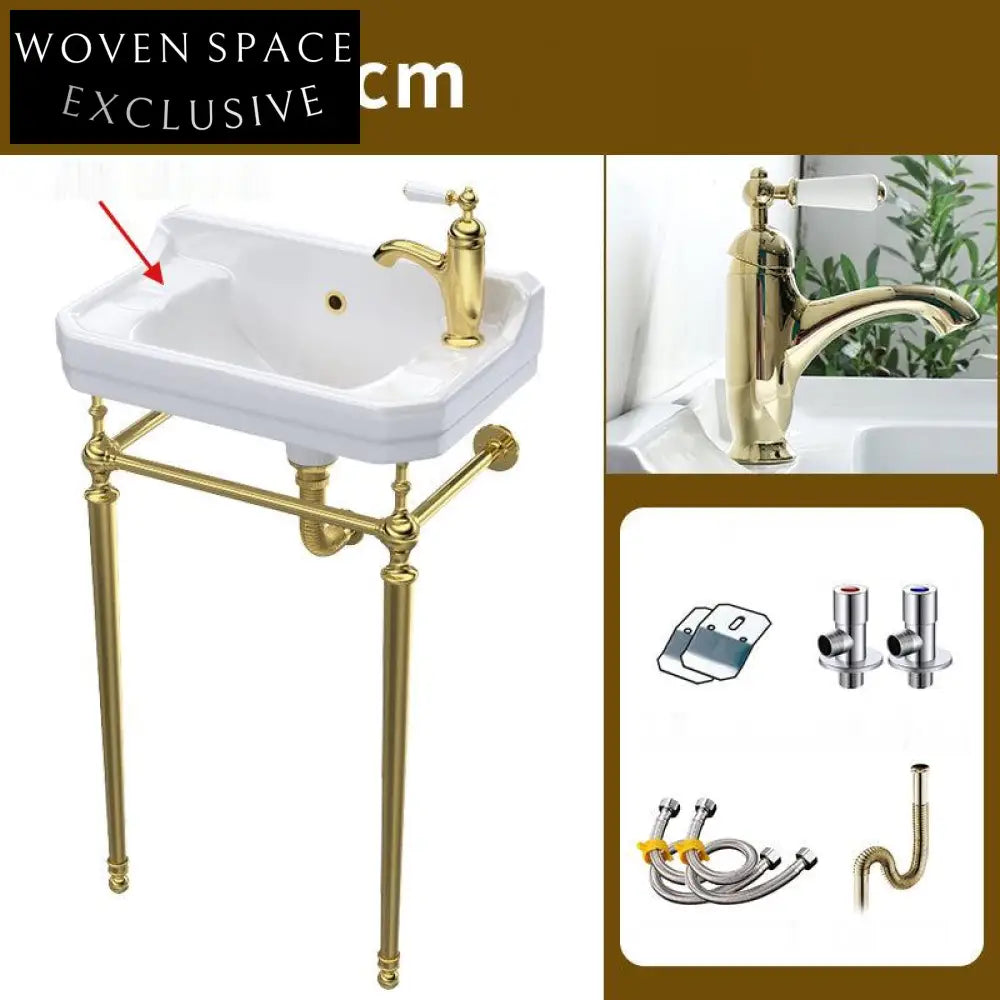 Qué Wall-Mounted Classical Ceramic Basin