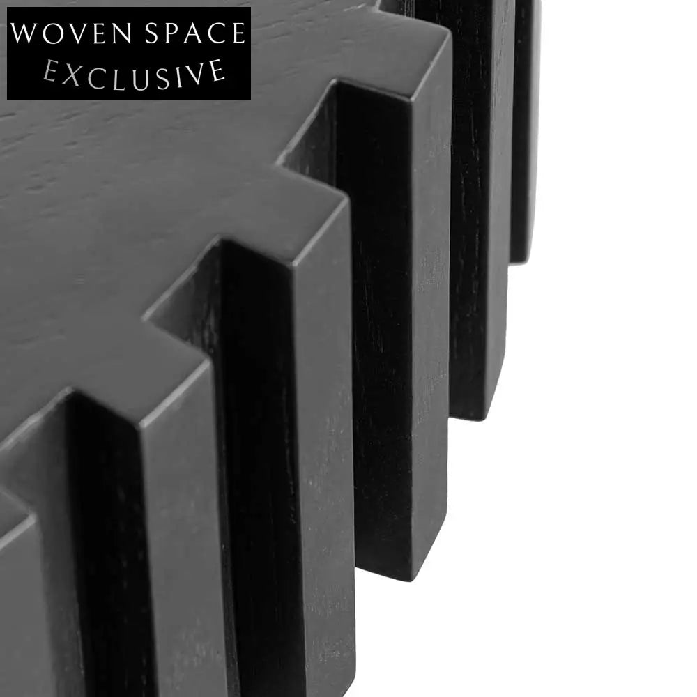 Quintin 1.4m Wooden Coffee Table - Black Coffee Tables