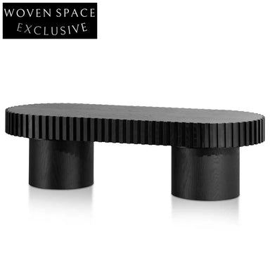 CCF6424-CN 1.4m Wooden Coffee Table - Black