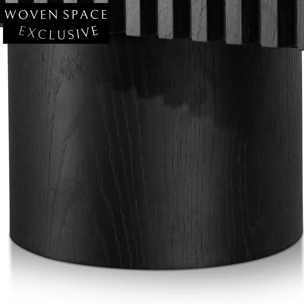 Quintin 1.4m Wooden Coffee Table - Black Coffee Tables