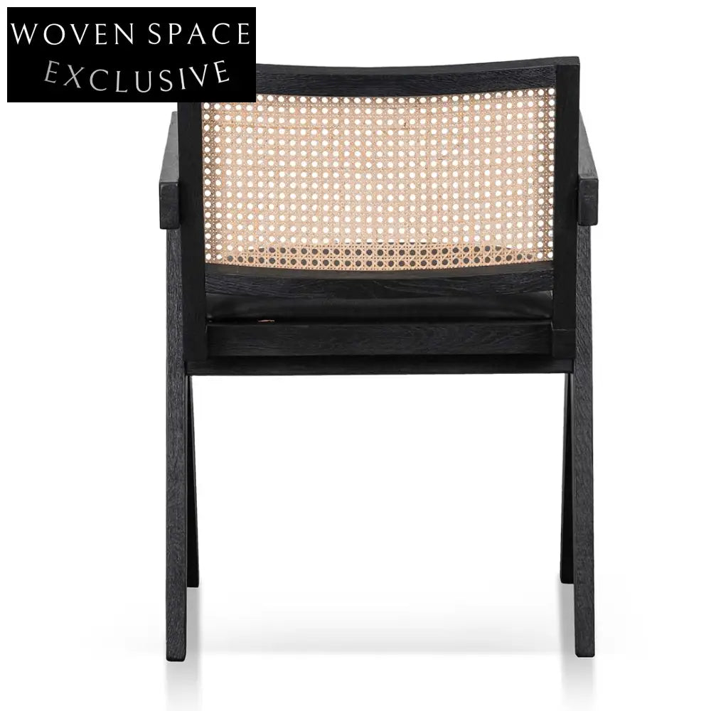 Rattan Dining Chair - Black Dining Chairs