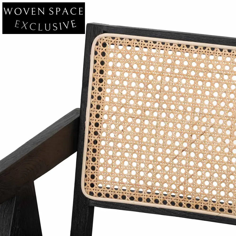 Rattan Dining Chair - Black Dining Chairs