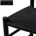 Rattan Dining Chair - Full Black (Set of 2) Dining Chairs