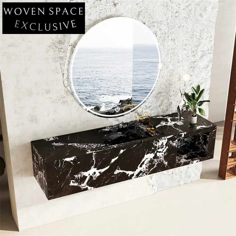 Rayne Retro Purple White Marble Sink