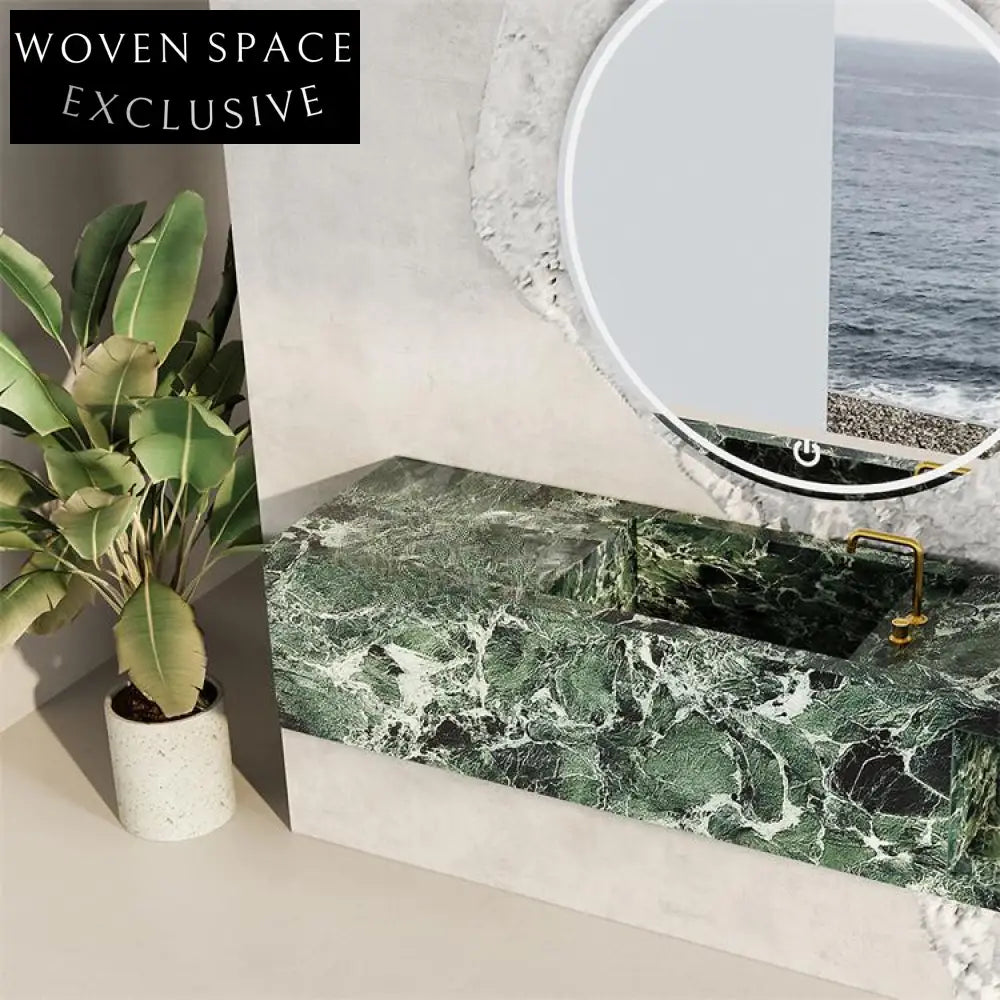 Rayne Retro Purple White Marble Sink