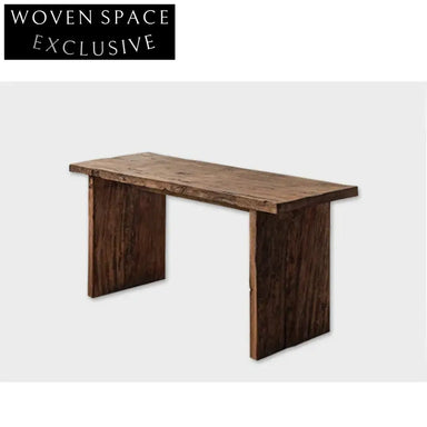Rectangle Solid Aged Wood Contemporary Eco-Friendly Dining Table