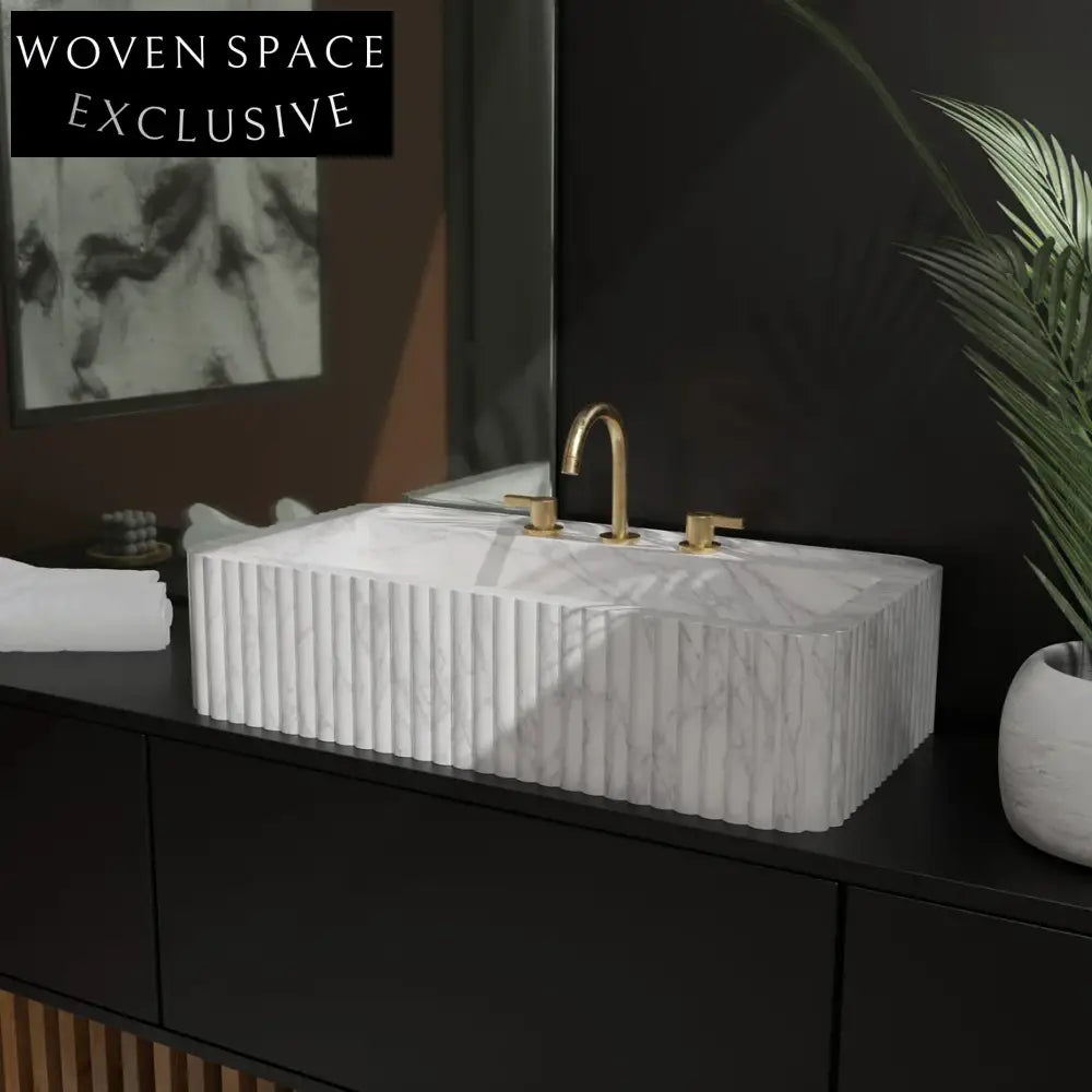 Regnauld Luxury Calacatta Marble Bathroom Sink