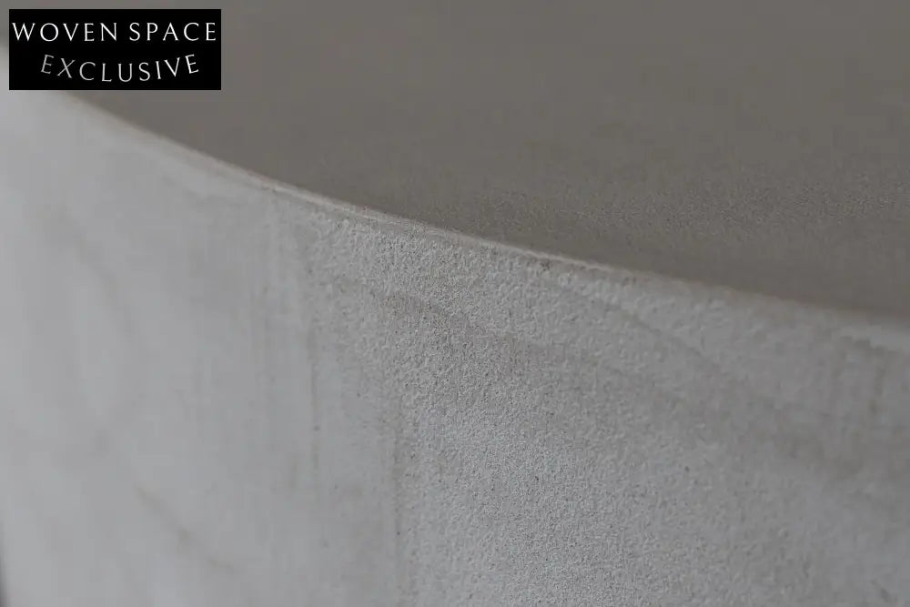 Elegant Mid-Century Concrete Elm Coffee Table for Modern Living Spaces