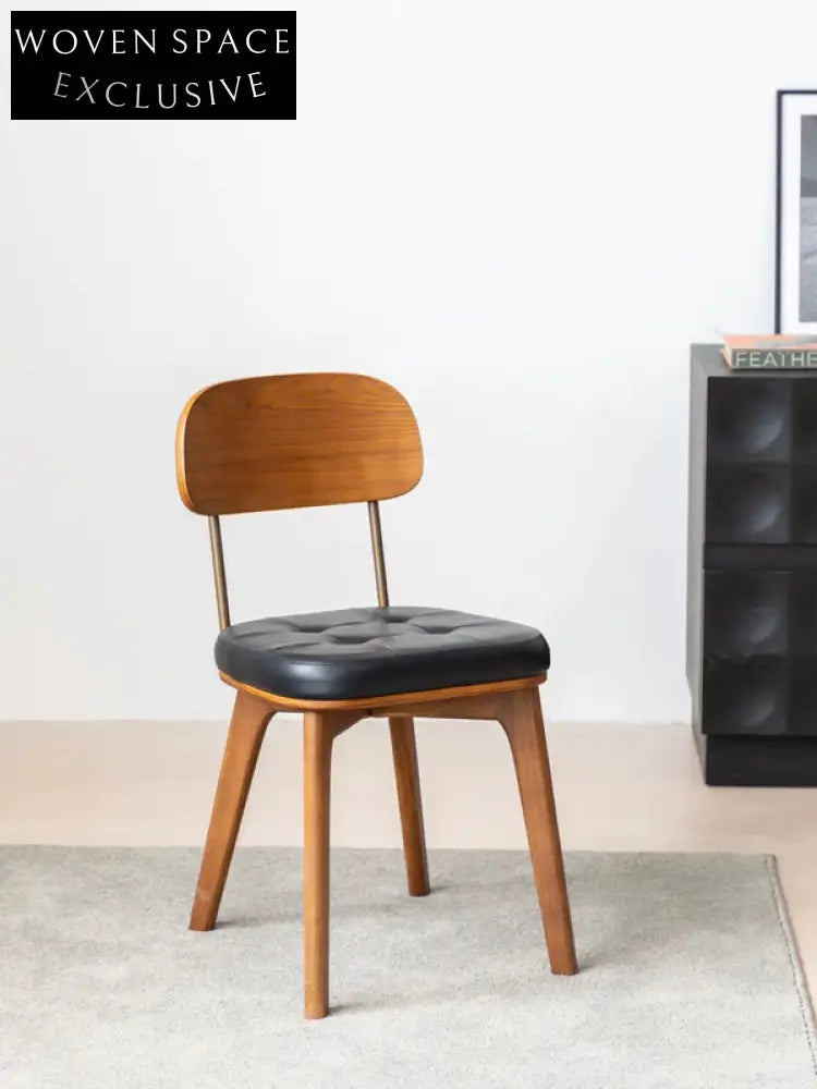 retro dining chair iron simple home