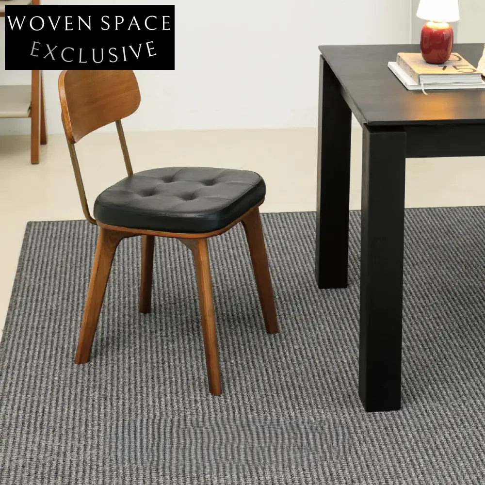 retro dining chair iron simple home