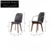 retro dining chair iron simple home