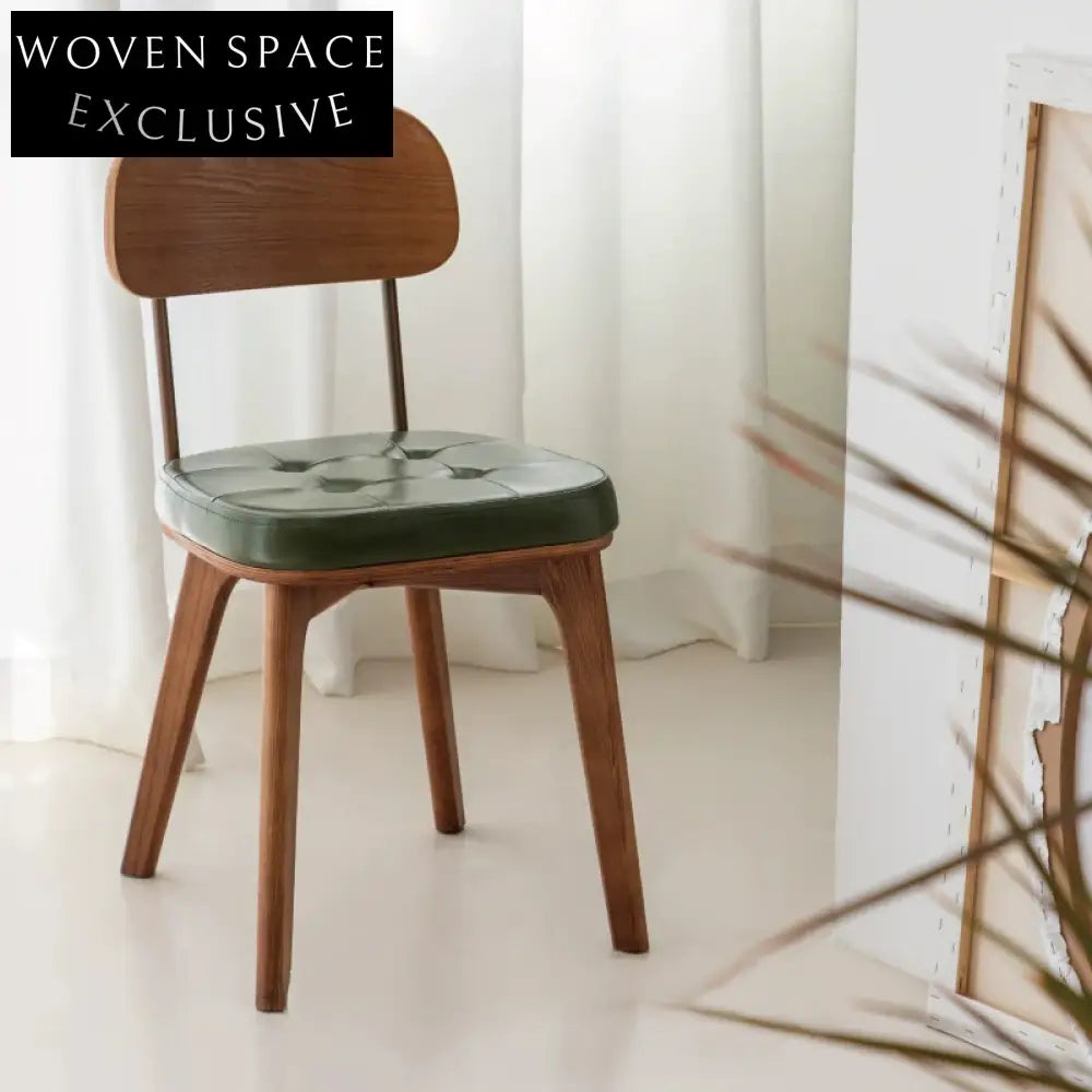 retro dining chair iron simple home