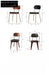 retro dining chair iron simple home