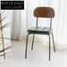 retro dining chair iron simple home