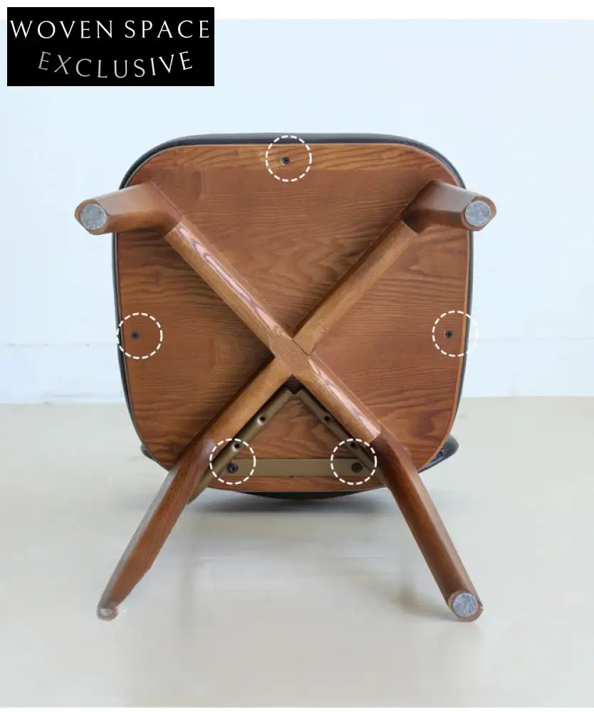 retro dining chair iron simple home